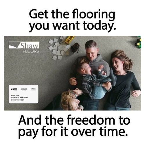 Wells Fargo Financing promo image with Potomac Tile and Carpet in Frederick, MD