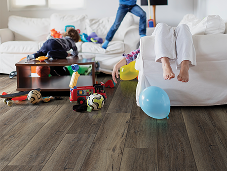 kids playing in room